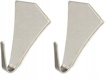 Wieszak haczyk uchwyt samoprzylepny stalowy - 2 szt.