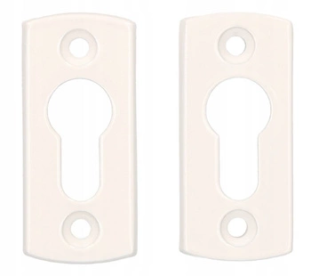 Szyld na wkładkę drzwiowy drzwi furtki bramki - 2 szt. - Kolor biały