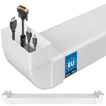 Kanał kablowy do telewizora podtynkowy płaski 110x55 mm 100 cm