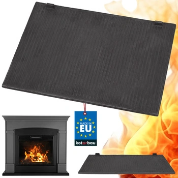 Płyta kominkowa tylna żeliwna ścianka do wkładów kominkowych paski