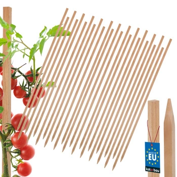 Paliki drewniane do pomidorów warzyw podpory ogrodowe 100 cm zestaw 25 szt.