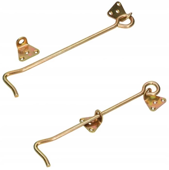 Hak haczyk drzwiowy przykręcany zamknięcie 250 mm - 2 szt.