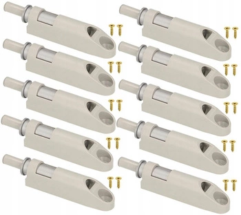 Amortyzator z adapterem do cichego zamykania szafek - 10 szt.