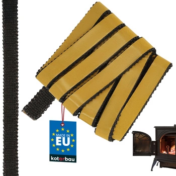 Taśma samoprzylepna do uszczelniania kominka pieca 20x3,5 mm 2,5 m