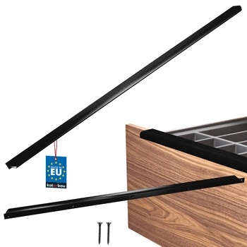 Uchwyt meblowy aluminium czarny mat 780/800 mm