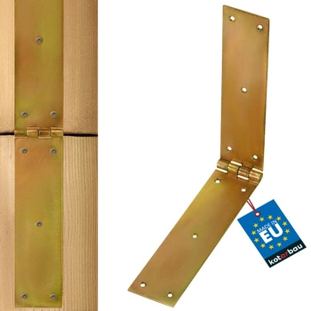 Zawias pasowy splatany do skrzyń szafek mebli 400x50 mm