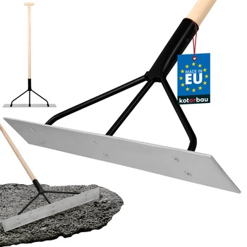 Zgarniacz do betonu wylewek z trzonem 62,5x32,5 cm