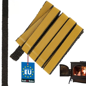 Taśma samoprzylepna do uszczelniania kominka pieca 18x3 mm 2,5 m