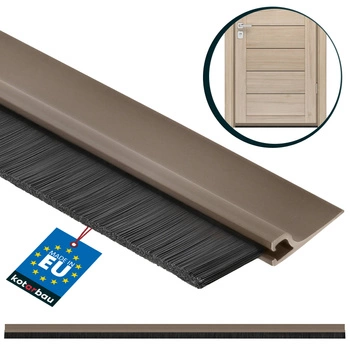 Listwa drzwi uszczelniająca uszczelka brązowa 1 m