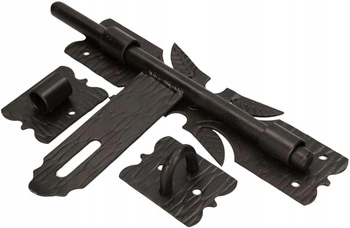 Zasuwa garażowa rygiel kuta 250 mm do bramy furtki drzwi