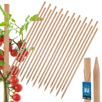 Paliki drewniane do pomidorów warzyw podpory ogrodowe 80 cm zestaw 20 szt.