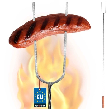 Widełki ogniskowe kijek na kiełbasę 120 cm