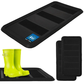 Podstawka na mokre buty czarna 40x80 cm zestaw 2 szt.