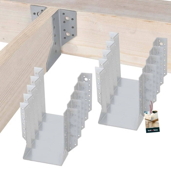 Wieszak belki drewnianej ciesielski krokwiowy 140x180 mm zestaw 10 szt.