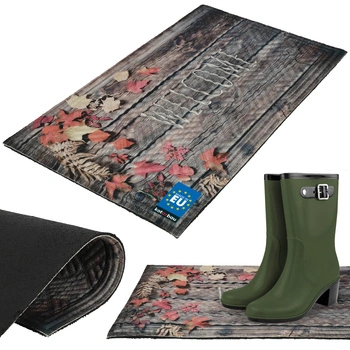 Wycieraczka 45x75 welcome liście dekoracyjna pod drzwi