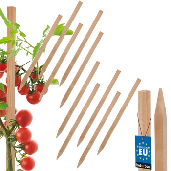 Paliki drewniane do pomidorów warzyw podpory ogrodowe 25 cm zestaw 10 szt.