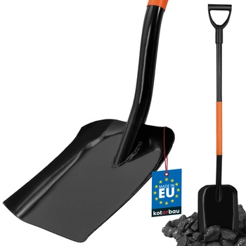 Łopata szpadel węglowa piaskowa do piasku węgla rurka