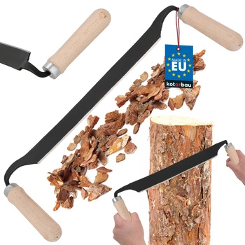 Ośnik kuty do korowania strug kory drewna prosty 43 cm