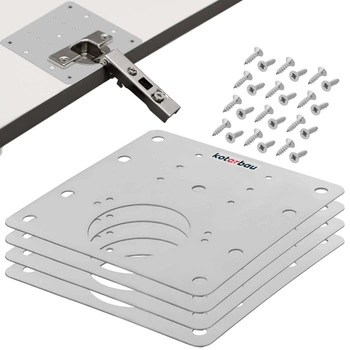 Zestaw naprawczy do zawiasów meblowych puszkowych 9x9 cm zestaw 4 szt.