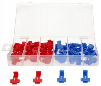 Szybkozłączki elektryczne złączki zaciskowe - 50 szt.