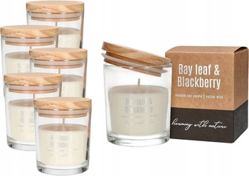 Świeca sojowa świeczka zapachowa szklanka zapach - 6 szt.