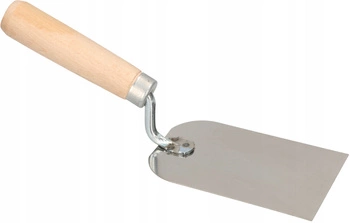 Nierdzewna kielnia podkówka sztukatorska 80 mm