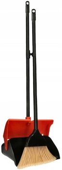 Zestaw miotła zmiotka z szufelką śmietniczką - 112 cm