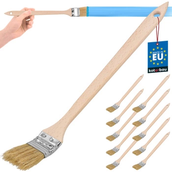 Pędzel wygięty do kaloryferów grzejników mały wąski 36 mm zestaw 10 szt.