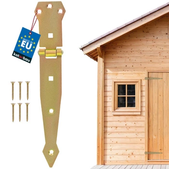 Zawias altanowy do drzwi okiennic 250 mm - Kolor złoty