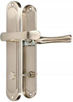 Klamka drzwiowa 90mm długi szyld do drzwi wc