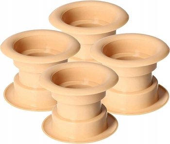 Tuleja do drzwi tulejka drzwiowa wentylacyjna - 4 szt.