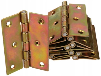 Zawias splatany 80x60 mm meblowy mebli metalowy - 50 szt.