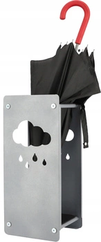 Stojak na parasole parasolnik z ociekaczem kosz 50