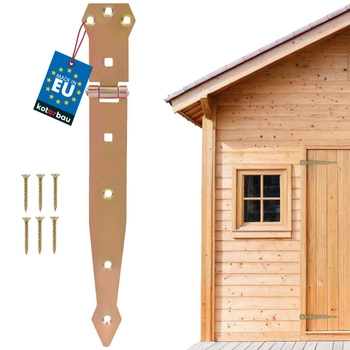 Zawias altanowy do drzwi okiennic 300 mm - Kolor złoty