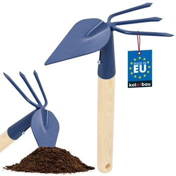 Mini motyka motyczka kopaczka sercówka z widełkami