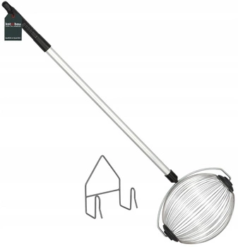 Zbieracz zbierak ręczny do orzechów kasztanów rozkładany - Kolor srebrny