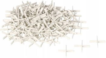 Krzyżyki dystansowe 1mm do płytek glazury - 150 szt.