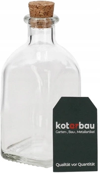 Butelka szklana korek przyprawy oliwa ocet 150 ml