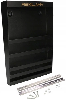 Skrzynka uchwyt+kosz pojemnik reklamy ulotki prasę