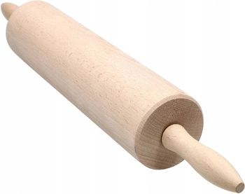 Wałek kuchenny do ciasta drewniany klasyczny 52 cm