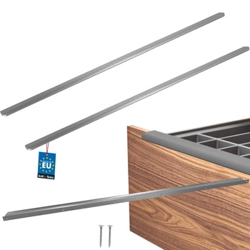 Uchwyt meblowy aluminium srebrny 980/1000 mm zestaw 2 szt