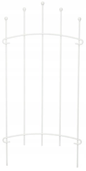 Płotek palisada przęsło ogrodowe wbijane białe 48 cm