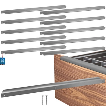 Uchwyt meblowy aluminium srebrny 416/436 mm zestaw 10 szt
