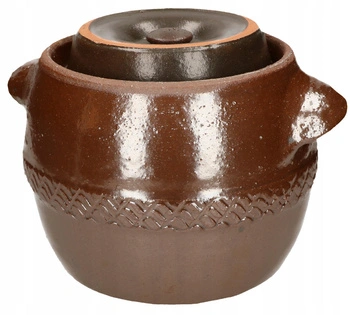 Beczka kamionkowa 5l garnek z pokrywą do kiszenia