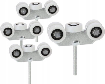 Wózek śruba 5-rolkowy fi8 bram przesuwnych - 4 szt.