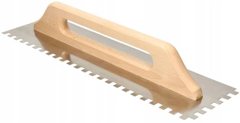 Paca nierdzewna zębata kleju 480mm grzebień 10x10