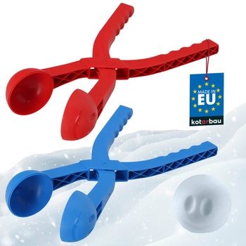 Automat do kulek śnieżnych śnieżkomat kulkomat - 2 szt. - Kolor czerwony