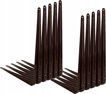 Kątownik pod półkę wspornik podpórka 30x25 cm - 10 szt.