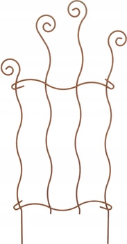 Płotek palisada przęsło ogrodowe wbijane rdza 48 cm