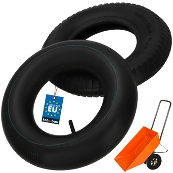 Opona z dętką do koła taczki wózków 6-płócienna 40 cm